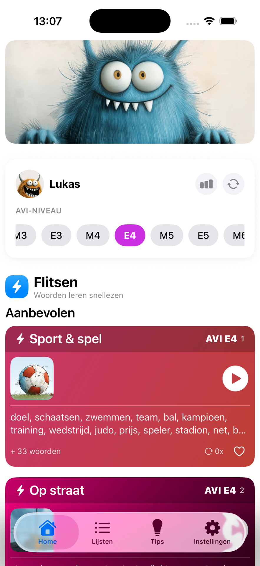 Startscherm